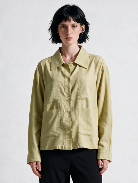 AETHER | CASHMERE LINEN SHACKET