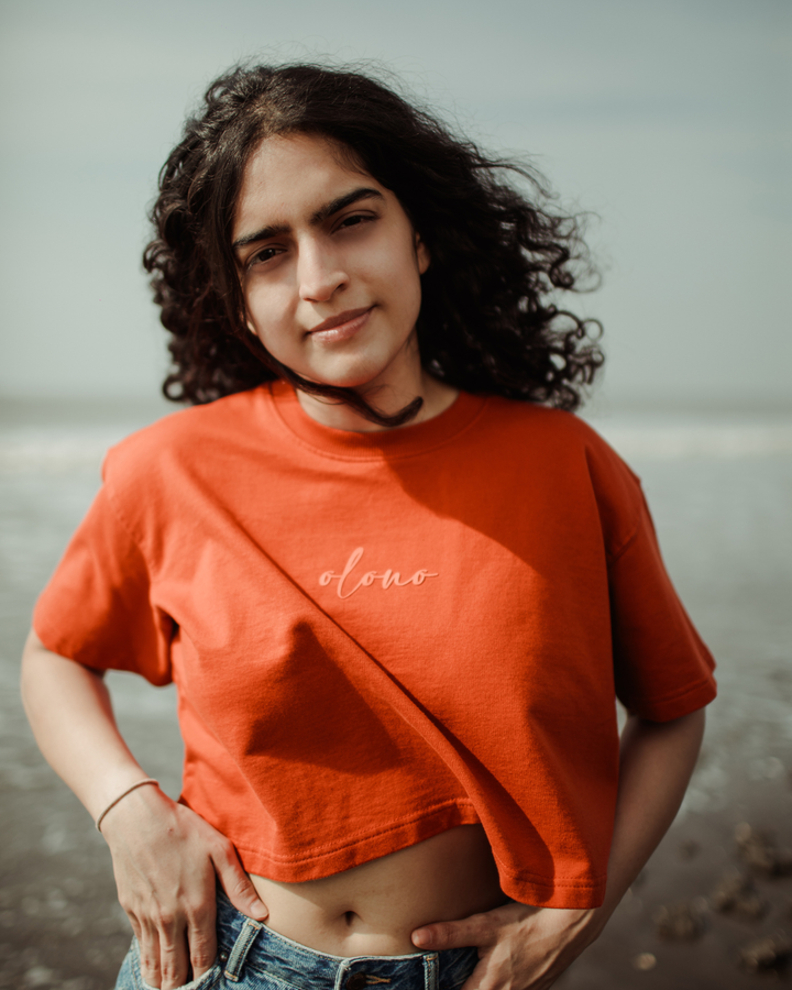 AUTUMN | OVERSIZED CROP T-SHIRT