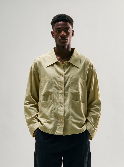 AETHER | CASHMERE LINEN SHACKET