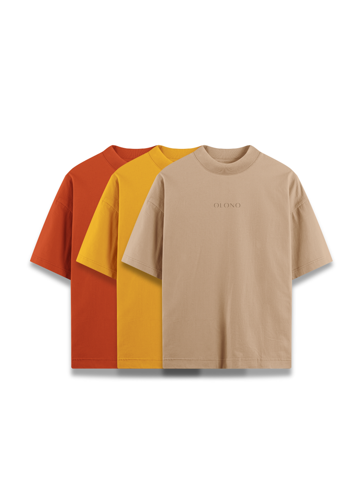 EARTHBOUND | OVERSIZED T-SHIRT | PACK OF 3