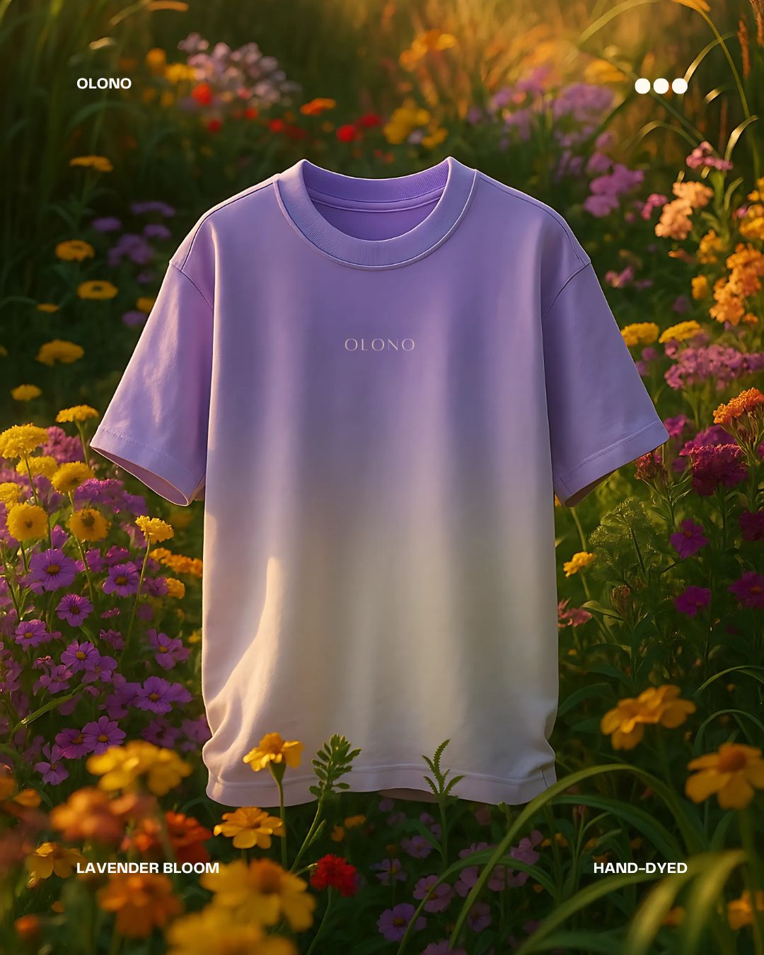 LAVENDER BLOOM | OVERSIZED T-SHIRT