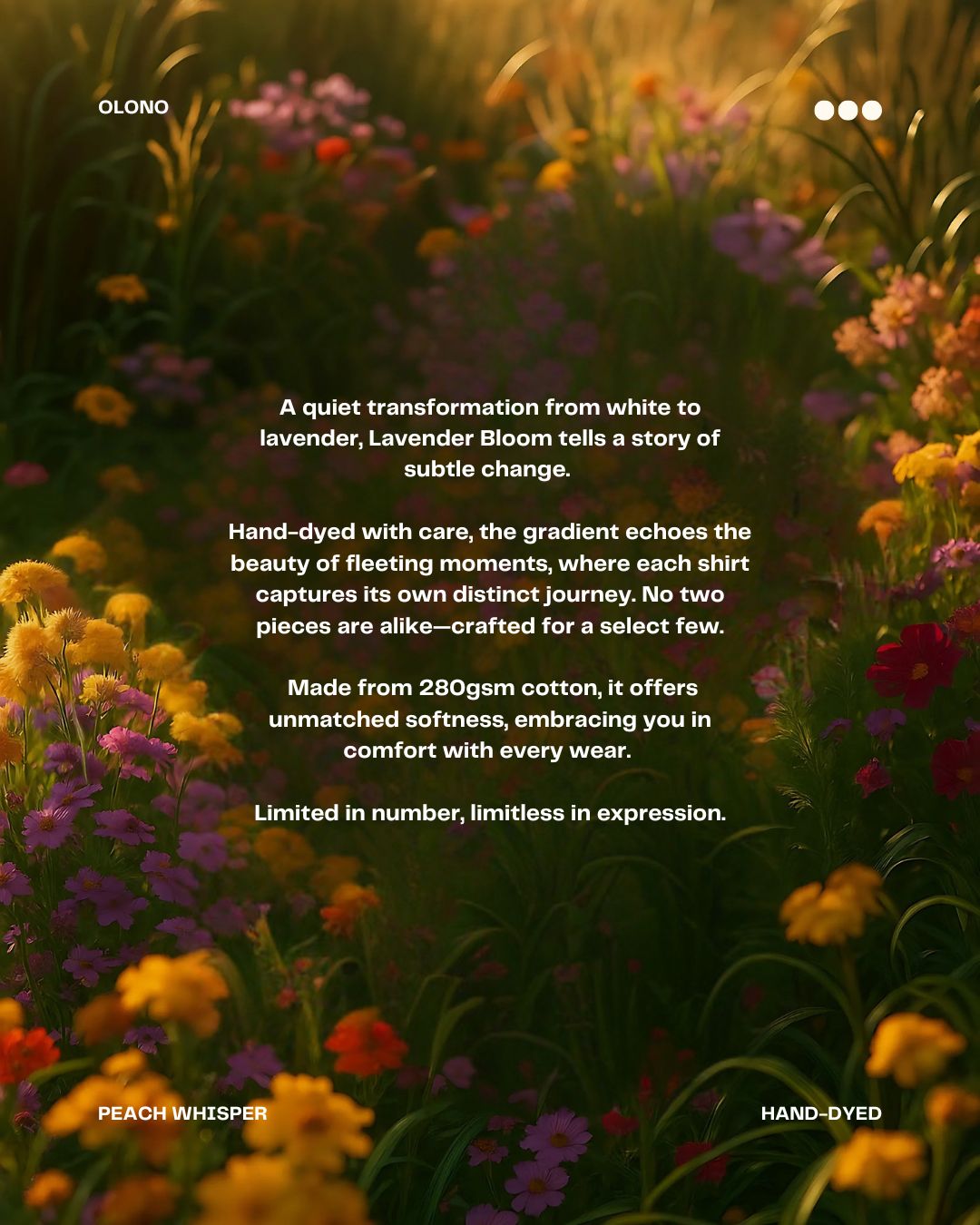 LAVENDER BLOOM | OVERSIZED T-SHIRT