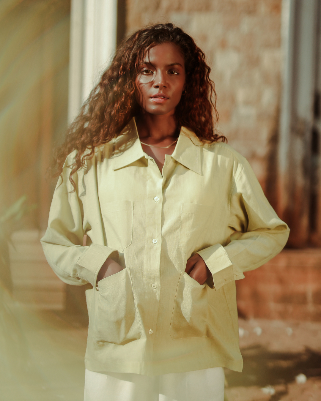 AETHER | CASHMERE LINEN SHACKET