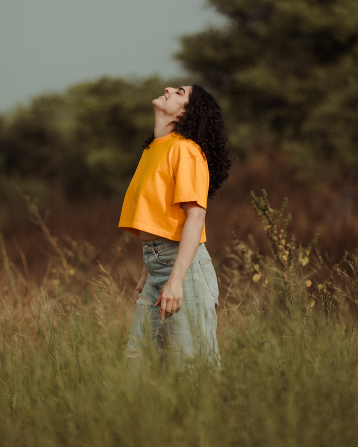 DUSK | OVERSIZED CROP T-SHIRT