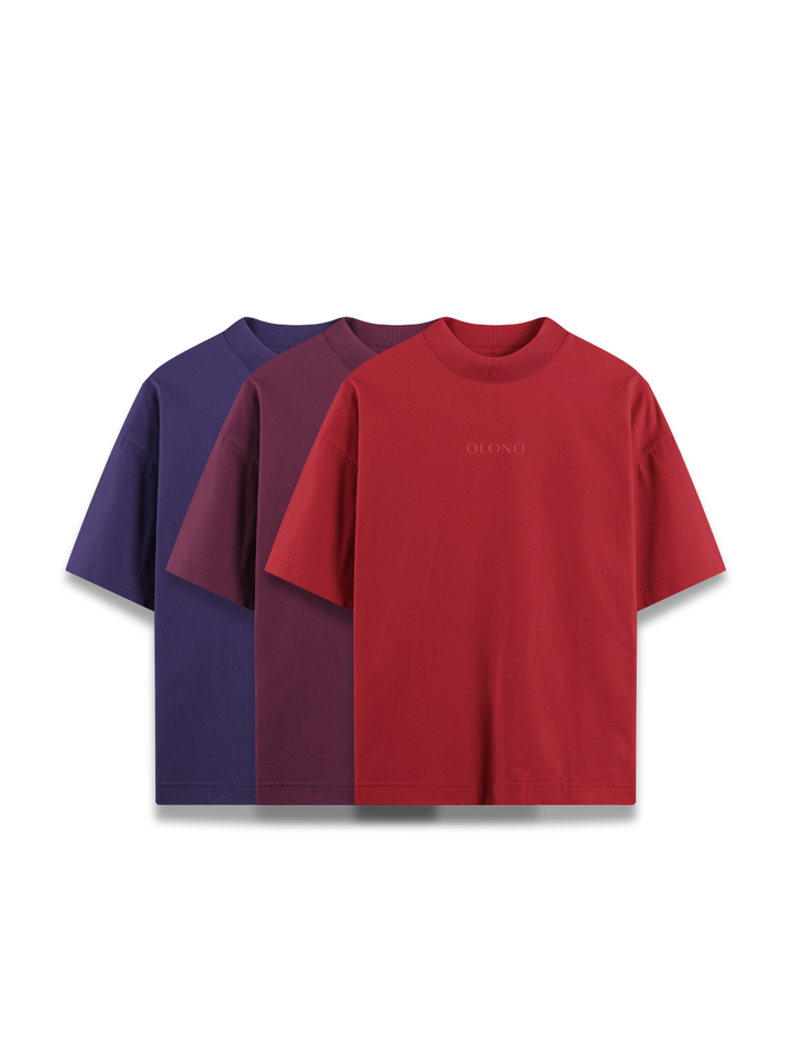VIBRANCE | OVERSIZED T-SHIRT | PACK OF 3